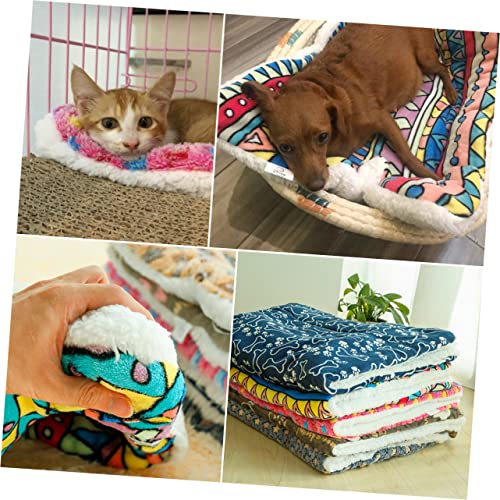 COSMEVIVI Fluffy Haustierdecke Extra Mit Weichem Fleece Wärmende rutschfeste Hundedecke Für Katzen Und Hunde Als Schlafmatte Und Reise-unterlage Für Kleine Haustiere