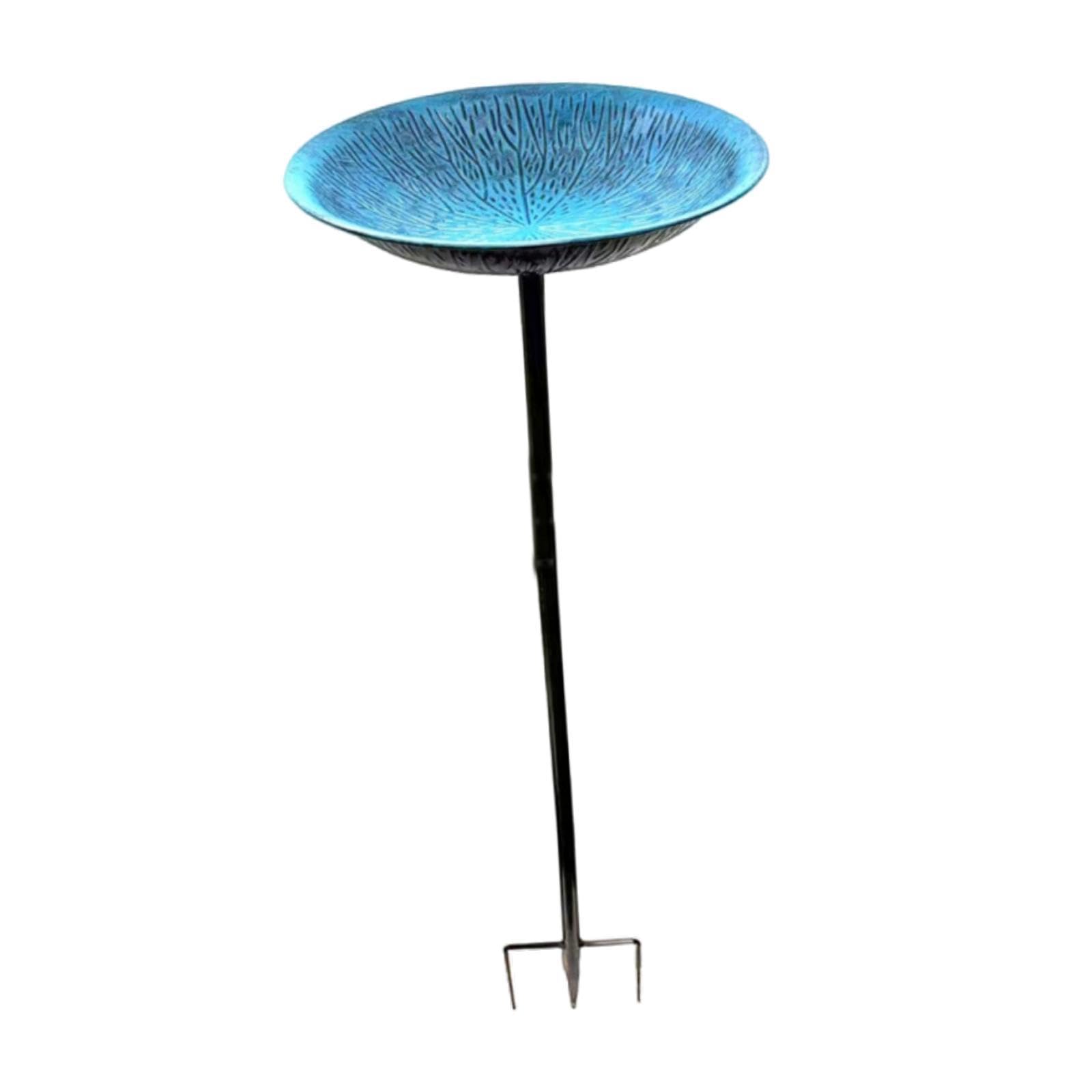 Mangeoire pour bain d'oiseaux robuste Sharplace au design vintage en métal