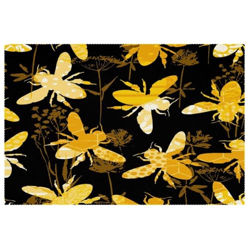 Sets de table Bumble Bees pour sublimer vos repas de salle à manger