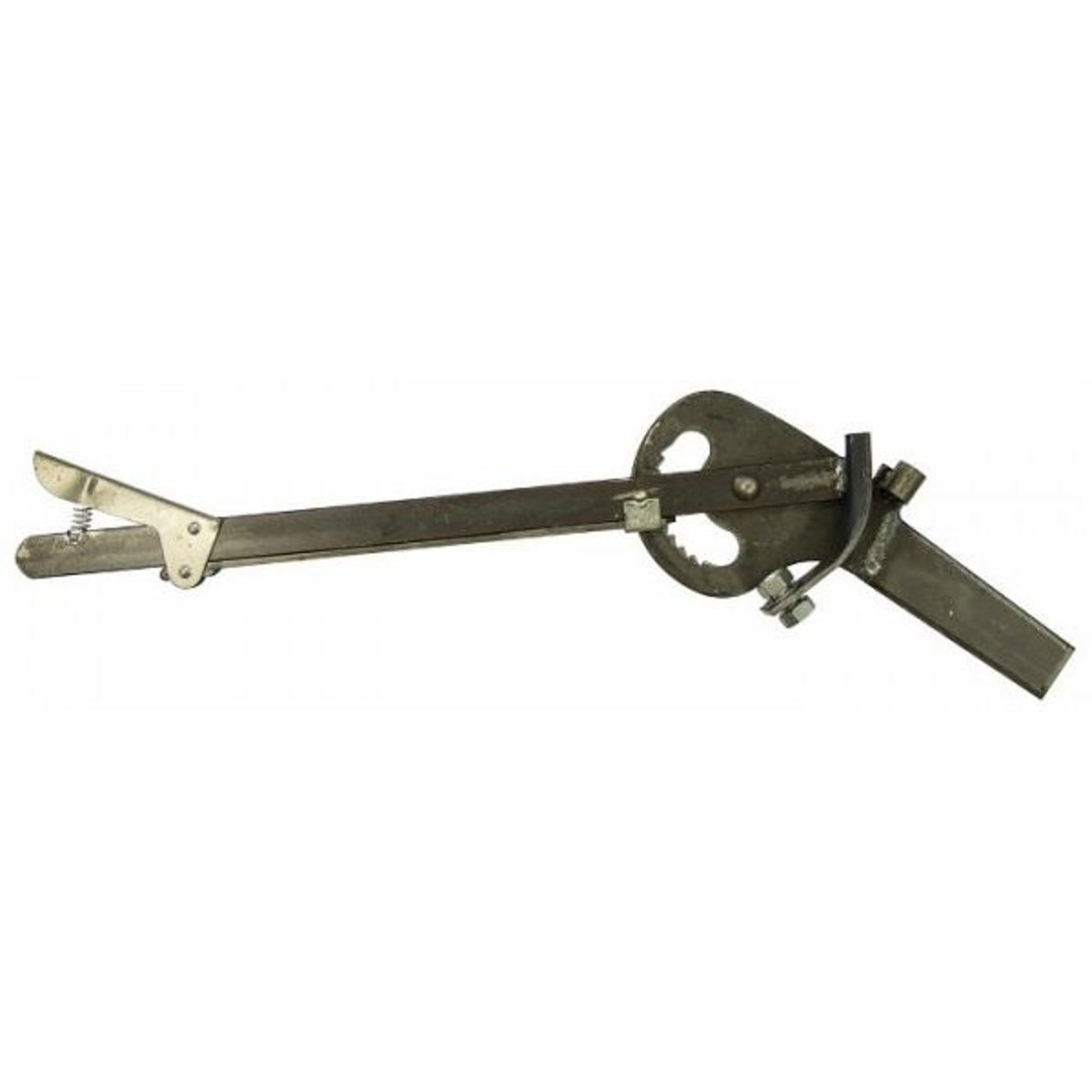 AMA Leva Freno a Mano per Rimorchi con Interasse 520 mm in Acciaio Nero, Omologata per Carrelli Agricoli - Peso 3,25 kg