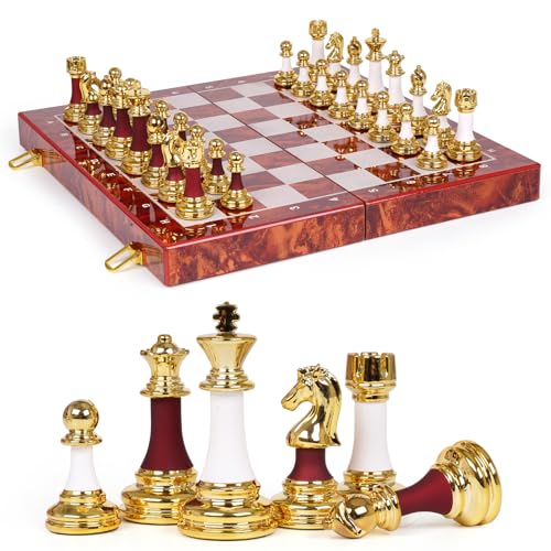 Set de Ajedrez 15 Pulgadas con Piezas Acrílicas Pesadas miniatura 1
