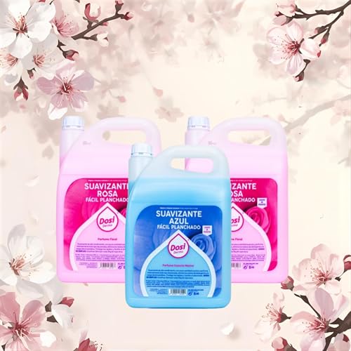 DOSIDERMO_LOTE 3 SUAVIZANTES: 2 ROSAS + 1 AZUL