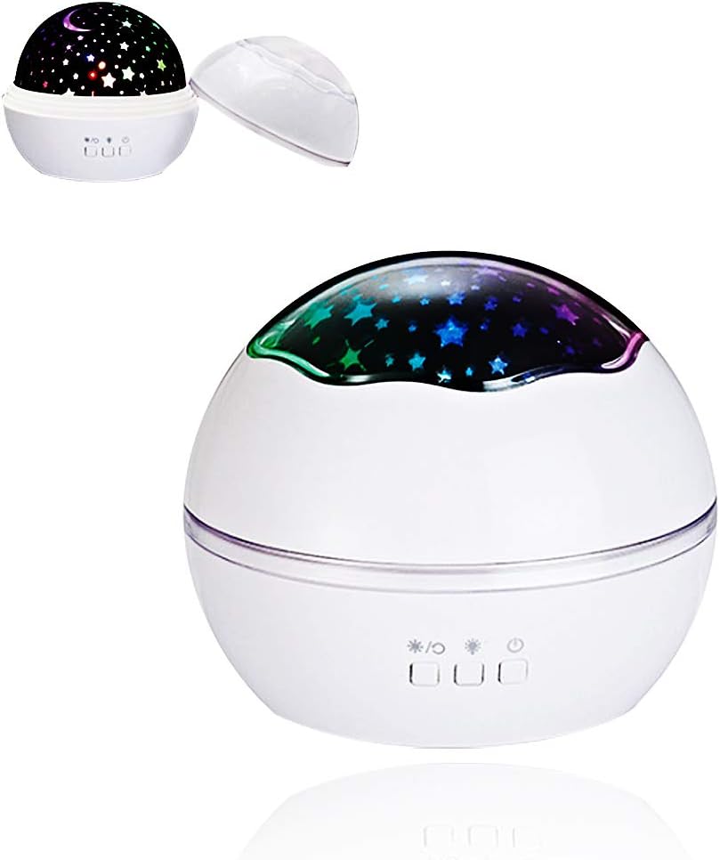 MD Lighting Stars and Sea Life Projection LED Night Light for Baby