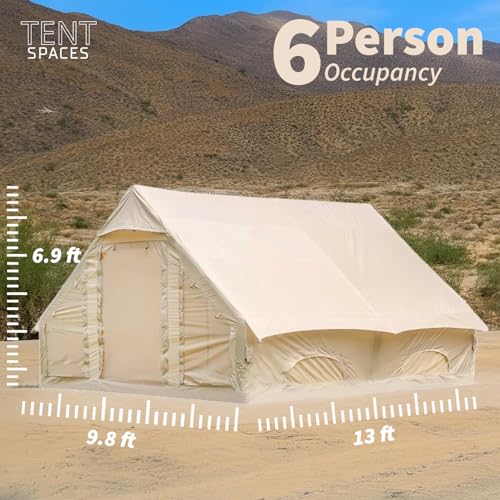 Carpa inflable para camping 6 personas ligera y duradera miniatura 7