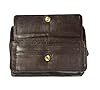 Mens Wrist Leather Bag Double Zip Top Clutch Mobile Money Cab Travel Organiser Pouch HLG820 Brown #5