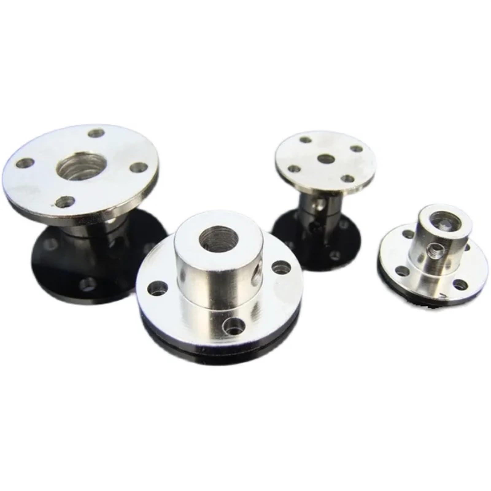 Connettore per giunto flangiato, Accoppiamento albero a flangia rigida Accoppiatore motore in acciaio 45 Dimensioni multiple 3-14 mm