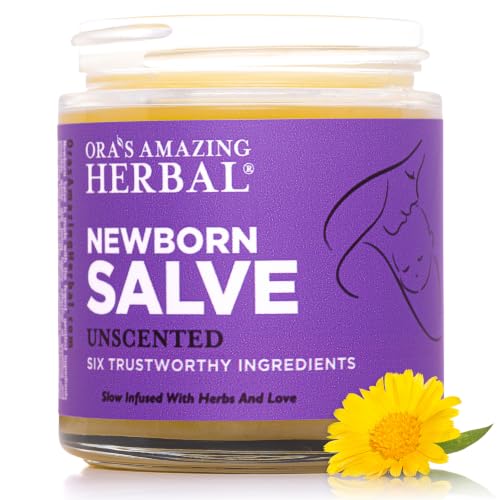 Image of Ora's amazing Herbal, Newborn Salve, Diaper Rash Cream, Calendula Baby Balm, EWG Verified Baby Ointment, Acne Eczema, Butt Cream, Infant Massage, Natural Paraben Free, Good for Sensitive Skin