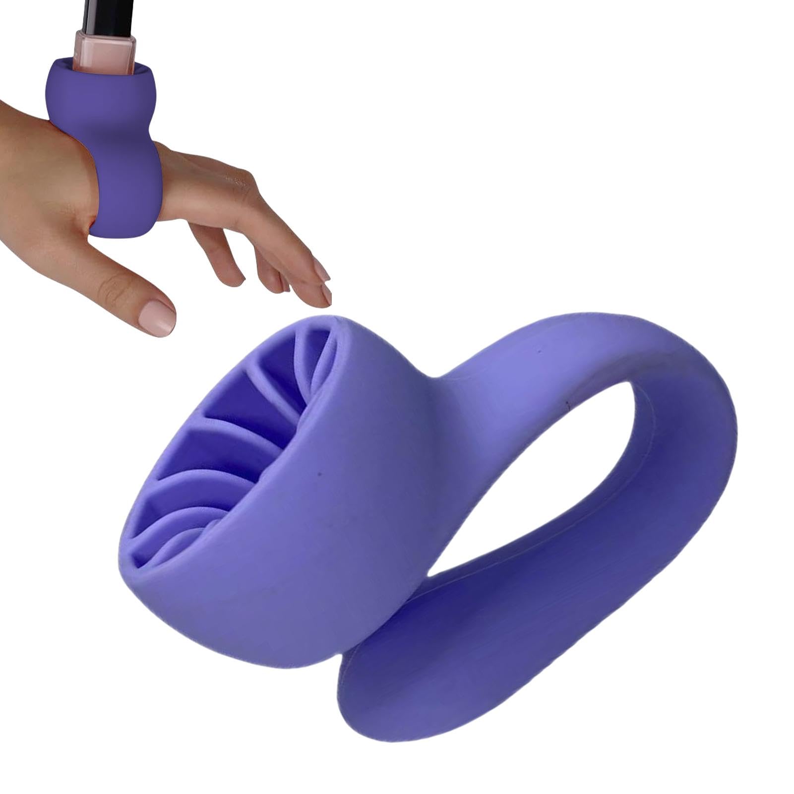 Shitafe Nail Polish Bottle Holder Wearable,Wearable Manicure Display Tools - Strong Grip Airlock Suction Silicone Nail Polish Holder For Nail Art Salon Design