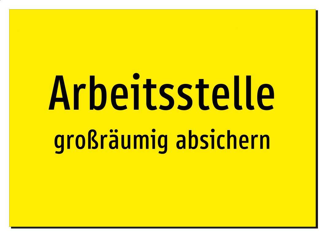 42374-DE-T-06 | Arbeitsstelle - großräumig absichern