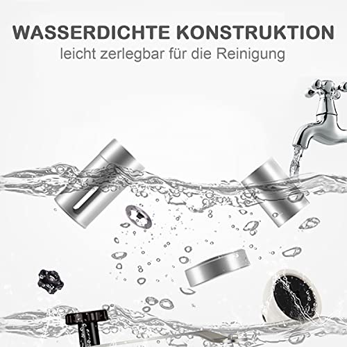 Kaffeemühle manuell, aus Edelstahl Feinstes Kaffeearoma Dank Stufenloser Mahlgradeinstellung & Präzisem Keramik… – Bild 5