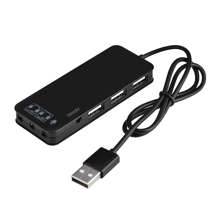 Amazon.com: USB 2.0 Hub, 3-Port USB 2.0 + Headphone + Mic