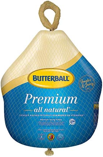 Butterball All Natural Premium Young Turkey, Frozen, 20-22 lbs.