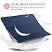 MoKo Case Fit iPad 2/3/4 - Ultra Lightweight Slim Smart Shell Stand Cover with Translucent Frosted Back Protector Fit iPad 2/The New iPad 3 (3rd Gen)/iPad 4, Navy Blue (with Auto Wake/Sleep)