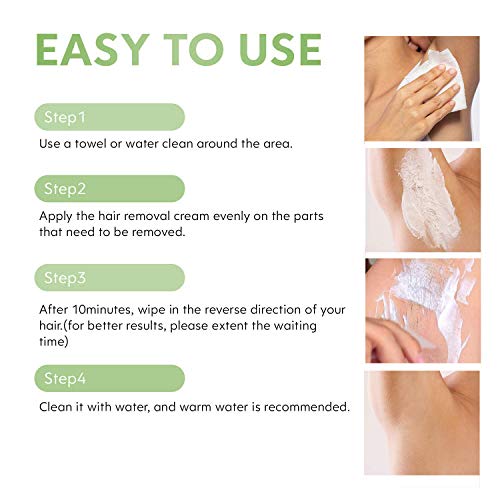 Enthaarungscreme, Haarentfernungscreme, Hair Removal Cream, Enthaarungsmittel Schmerzlose für Bikini/Unterarm/Brust… - Image 8