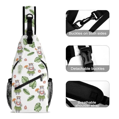 Bolso Bandolera Unisex Ligero para Senderismo y Viaje miniatura 3