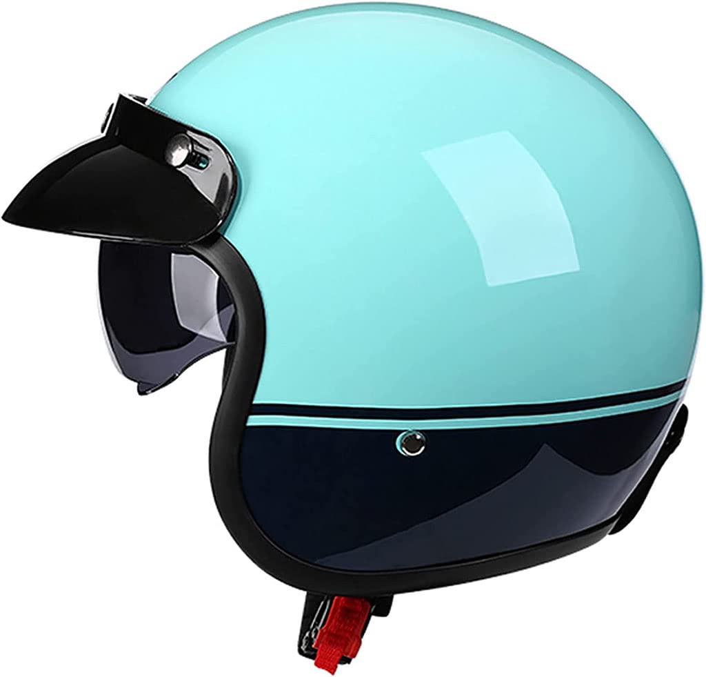 Buy Adults Retro Moped Helmets for Men and Women,DOT Approved Open Face