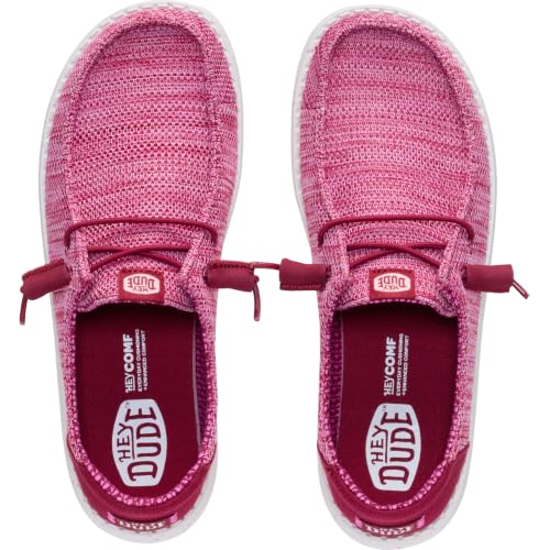 Image of HEYDUDE Women's Wendy Stretch Sox Slip On Loafer | Lightweight Stretch Mesh Easy On | Elastic Laces, Sock Like Fit