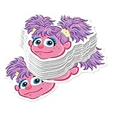 Sesame Street Abby Cadabby Face 50ct Vinyl Large Deluxe Sticker Pack Stacked – Stickers for Laptops, Water Bottles, Scrapbooking, Skateboards, Indoor/Outdoor – Officially Licensed