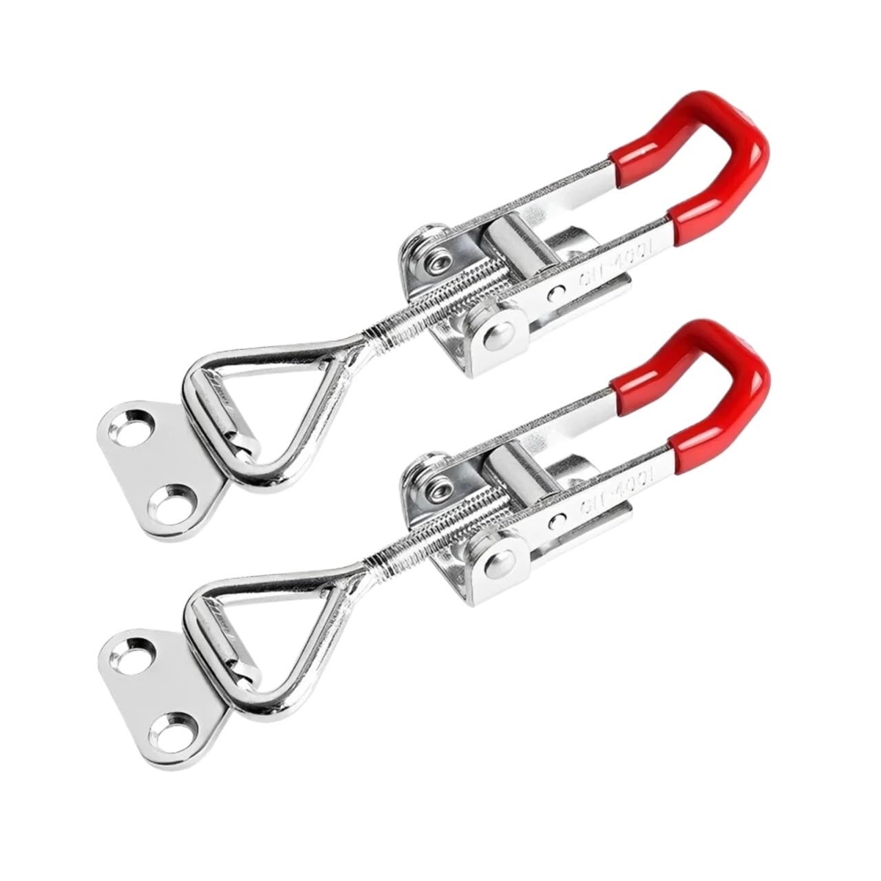 2/4/8Pcs Adjustable Toggle Clamp Latch Heavy Duty Latches Holding Capacity Pull for Tool Box Cas(2PCs)