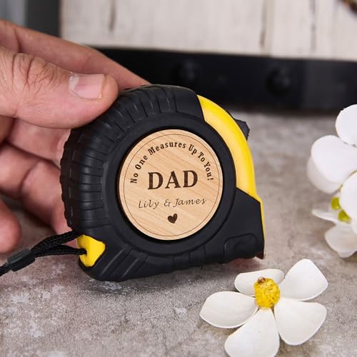 Cinta Métrica Personalizada 16FT para Papá Diseño 1 miniatura 2