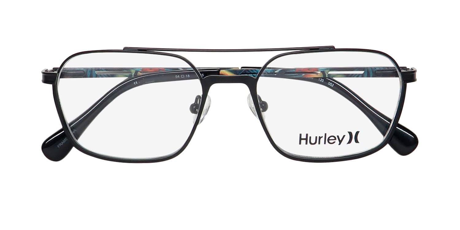 Hurley Hmo120 Sunset Cliffs - Marco de gafas de acero inoxidable duradero y elegante