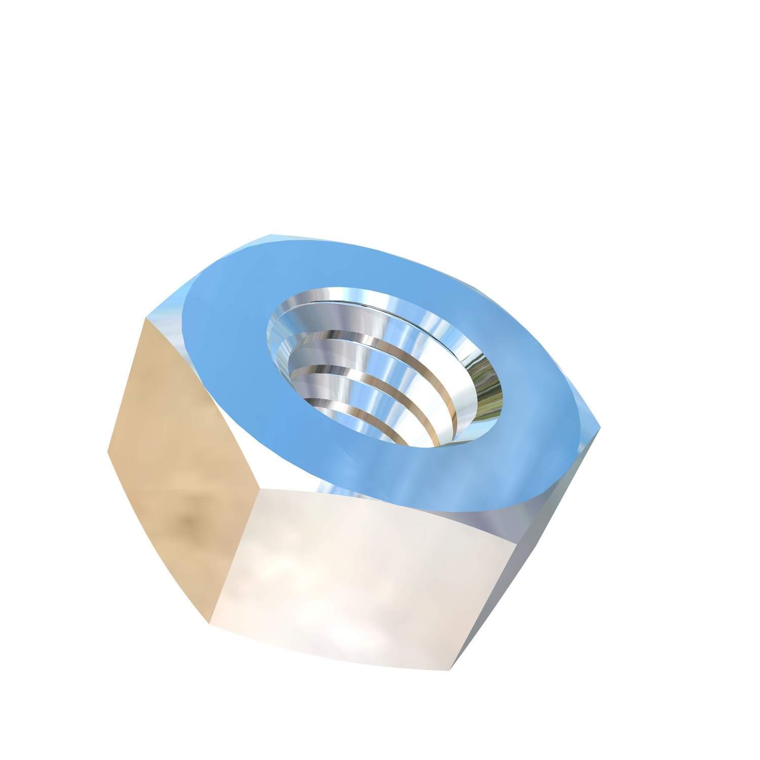 0001774, (Pack of 20) 1/4-20 UNC Titanium Hex Nut, Grade 2 (CP)