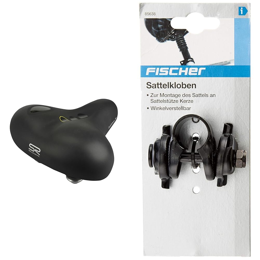 Selle Royal Volwassenen Gel Elastomeer P Tourzadel, zwart, één maat Selle Royal Volwassenen Gel Elastomeer P Tourzadel, zwart, één maat