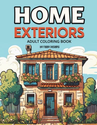 Home Exteriors Adult Coloring Book: Victorian, Modern, Contemporary, Rustic, Farmhouse, and More image 2