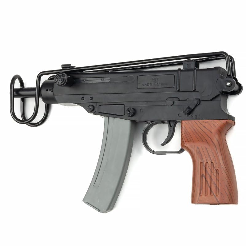 MP 37 Softair Gewehr < 0,5 Joule – 6 mm Airsoft Maschinenpistole – Federdruck – Spielzeugwaffe für Einsteiger & Fortgeschrittene – ab 14 Jahren