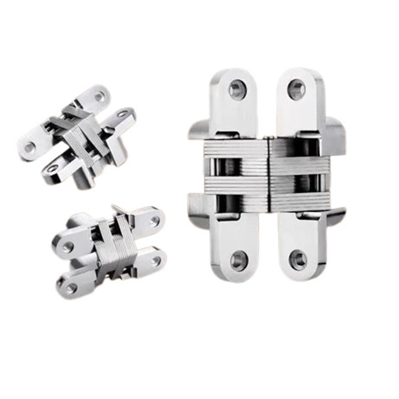 Kdhcvkz No 1 1 Pairs Hidden Hinge Stainless Steel Concealed Hinges 180 Degree(No 1)