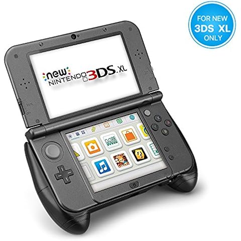 TNP New Nintendo 3DS XL Hand Grip Â- Protective Cover Skin Controller Grip Case Ergonomic Comfort Anti Slip Handle Console Grip with Kick-Stand for New Nintendo 3DS XL LL 2015 Model Cover