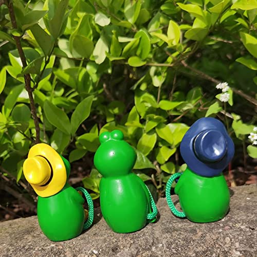 FONDUO Deko Garten Frosch Figuren, 3 Stück Gartendeko Statue, Tiere Ornament Gartenfigur Für Außen, Harz Statue Bauernhof Balkon Miniteich Teich Wohnzimmer Office Deko (B)