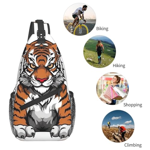 Mochila tipo bandolera para senderismo unisex miniatura 6