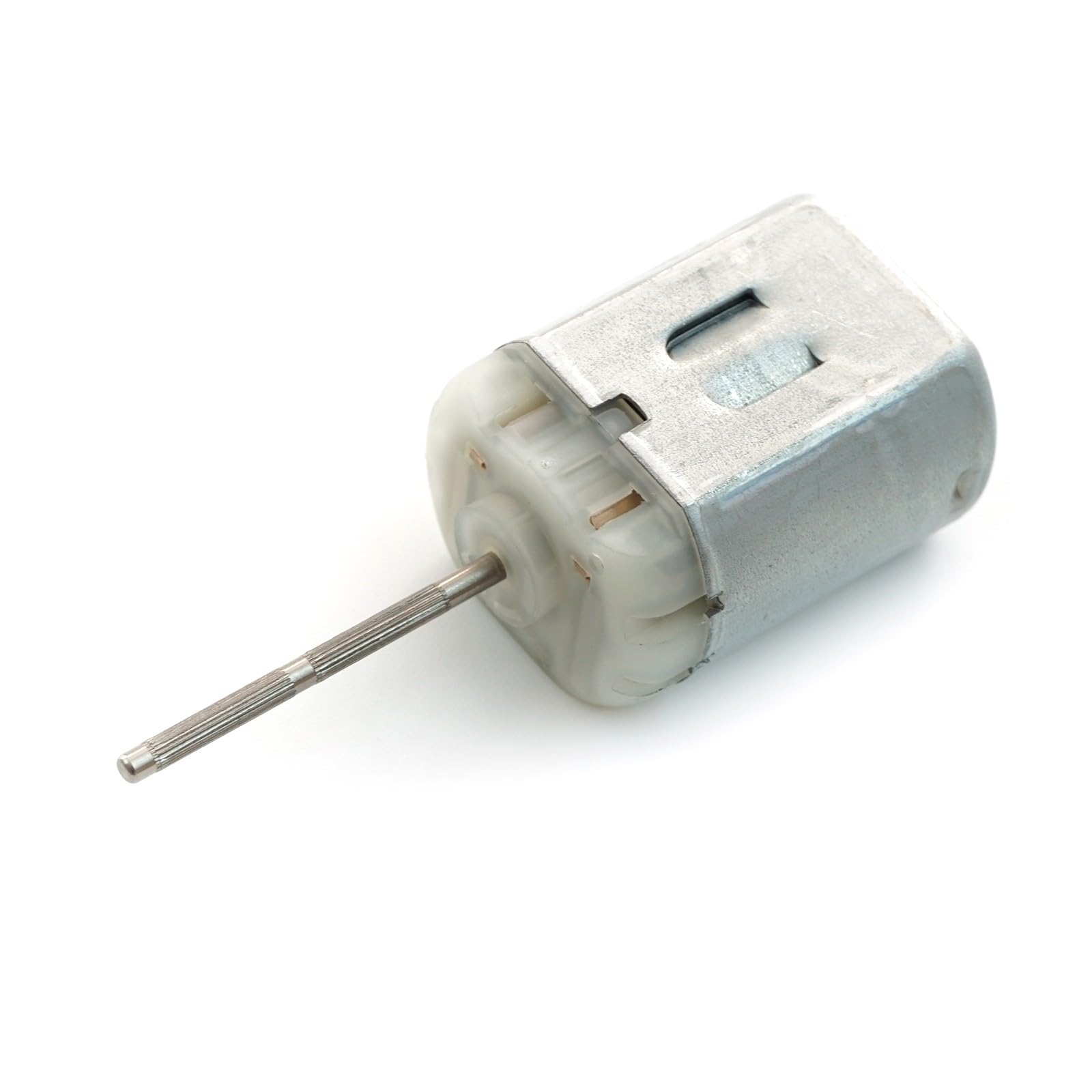 ESC Auto Parts EGE680 FC-280 12V DC 28.20 mm Ribbed Spindle Shaft Axle Motor for Car Door Lock Fuel Cap Actuator Folding Mirror Repair