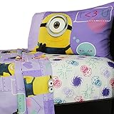 Universal's Minion Girls Way 2 Cute Microfiber Twin Sheet Set