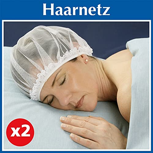 Foto von Maximex Haarnetz 2er Set, Einheitsgröße, schützt die Frisur über Nacht, bequem und anschmiegsam, waschbar