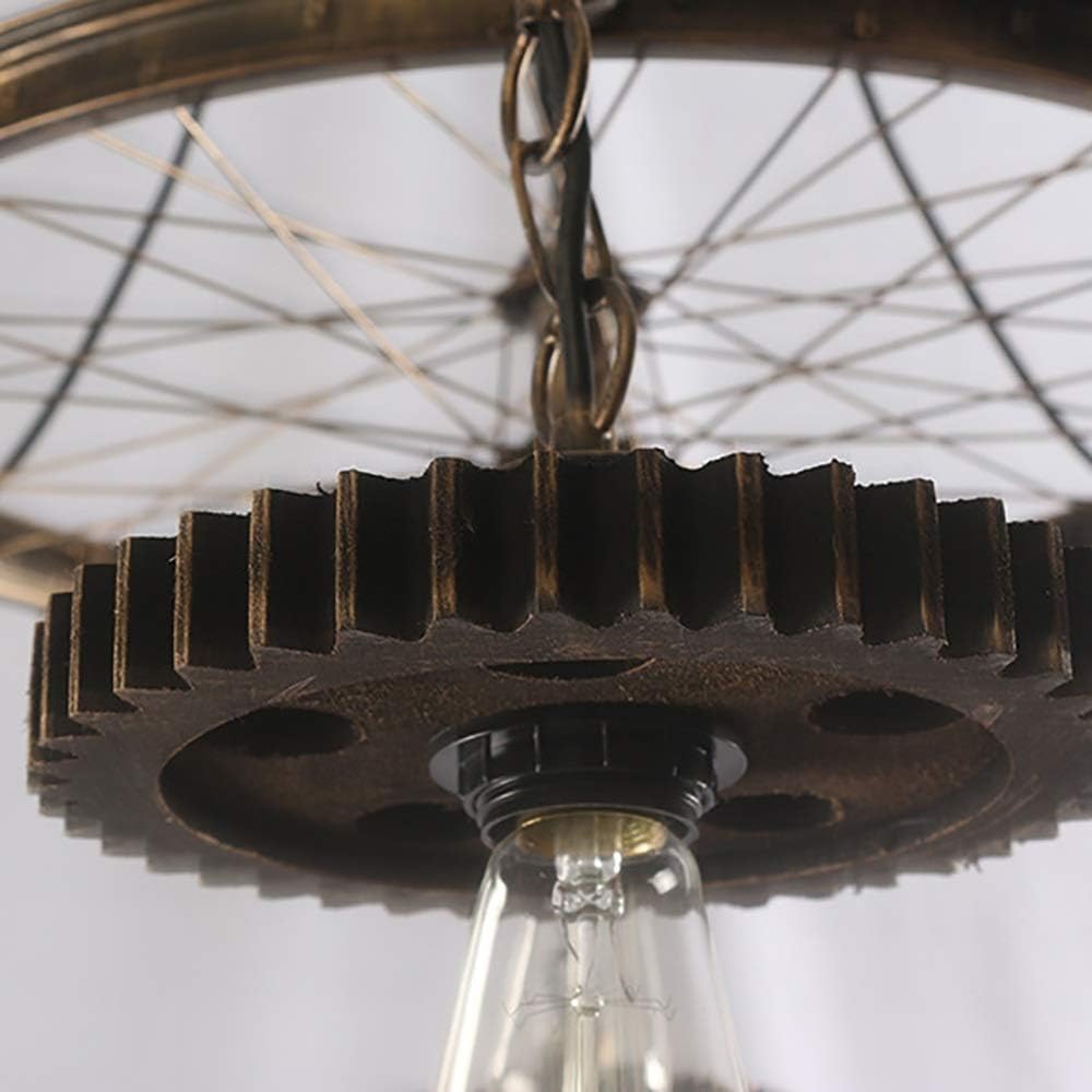 Retro Creative Led Gear Round 7 Light Bedroom Living Room Dining Room Study Lamp/Ceiling Lamp/Lamp