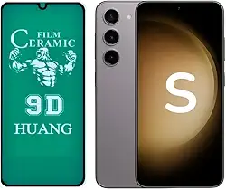 1 ou 3 Película de Cerâmica Galaxy S e M 9D para Todos Modelos: S23 / S22 / S21 / S20 / M21/ M22 / M31/ Note (3, Transparente, S22)