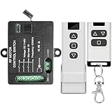 Forward Reverse Remote Control Switch,DC7V-48V 10A Switch,Linear Actuator 12V Remote Control,328 Ft Range,for Linear Actuators,Motors,Winch Electromagnetic (with Instantaneous Function)