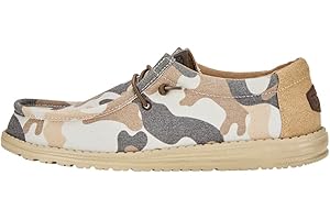 Men's Wally Washed Camo: The Perfect Slip-on Sneakers for Comfort and Style in Size 7