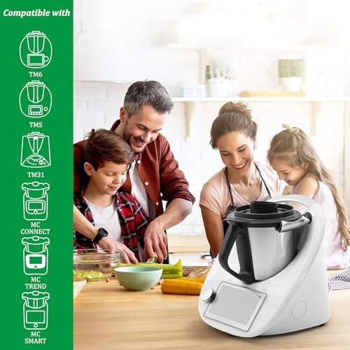 Thermomix Zubehör, 2-in-1 Eierkocher und Pochierer für Thermomix TM5 TM6, Pochierte Eier Form für Thermomix TM5 TM6, Eierformer für Gekochte Eier, Frühstück Eierdampfer und Handschuhe