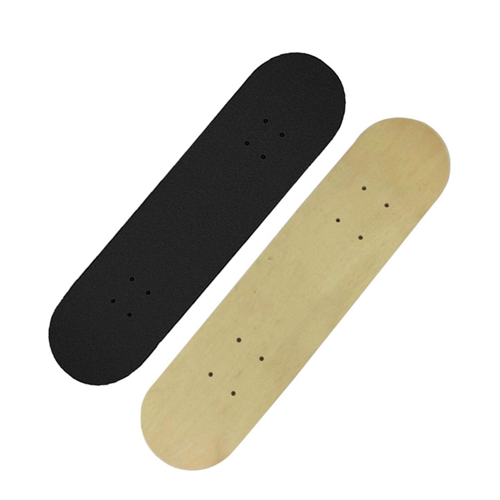 kowaku Planche de Skateboard Vierge, Non Finie, de Remplacement, en érable, pour Le Cruising, Le Skate sur Table Basse Ou Au Quotidien.