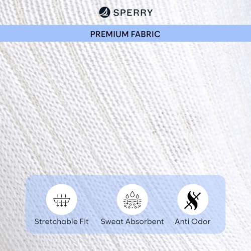 Sperry Women’s 6-Pack Super No Show Socks – Moisture-Wicking, Lightweight, No Slip Invisible Low Cut Liner Socks for Sneakers4