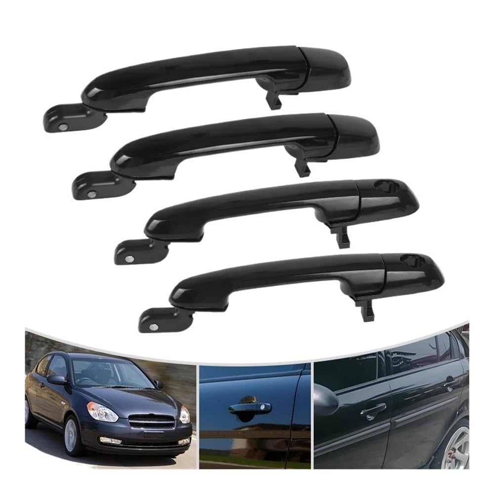 BIKKJBK Car Vehicle Door Handle Car Exterior Door Handle for Accent 2006-2011 82650-1E050 82660-1E050 83650-1E050 83660-1E050