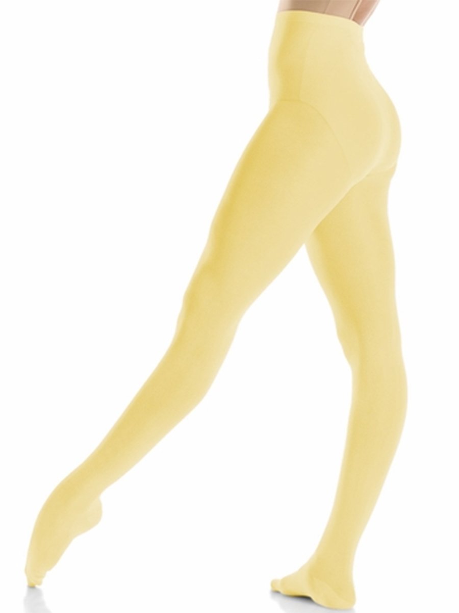 Mondor Durable Footed Tights 345 (12-14, Yellow)