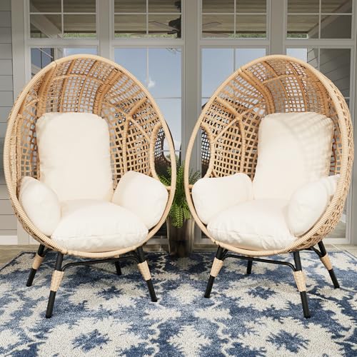 TQKVIPI 2-Piece Egg Chair Set