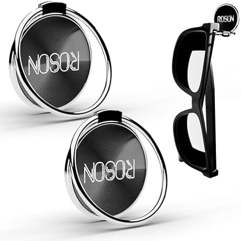 ROSON Premium Metal-Alloy Car Glasses Holder Cover