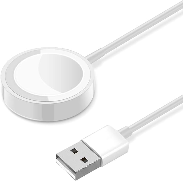 Wireless Charger for Apple Watch - Magnetic Watch Charger Fast Charging Portable Charger Compatible with Apple Watch Series 6 SE 5 4 3 2 1 for 38mm /40mm /42mm /44mm(3.3 Ft)