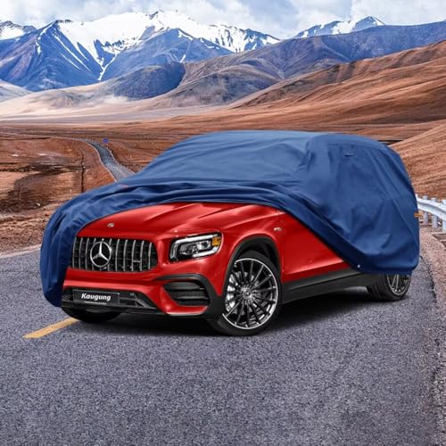 Image of Kaugung Heavy Duty SUV Cover Custom Fit for Mercedes Benz GLB GLB250 GLB35 (2019-2025),Waterproof SUV Car Cover with Anti-Theft Lock,Sun, Rain, Dust & Snow Protection.(USA Warehouse,Within 3-7 Days)