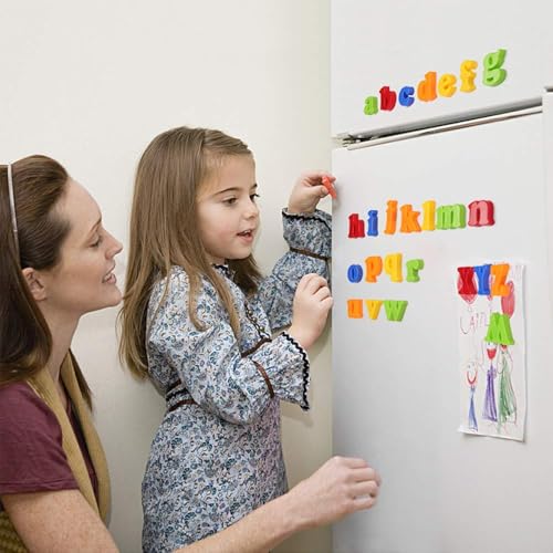 Coogam PUZZLE021 Magnetic Letters Numbers Alphabet Fridge Magnets Colorful Plastic Abc 123 Educational Toy Set Preschool Learning Spelling Counting Uppercase Lowercase Math thumb #6